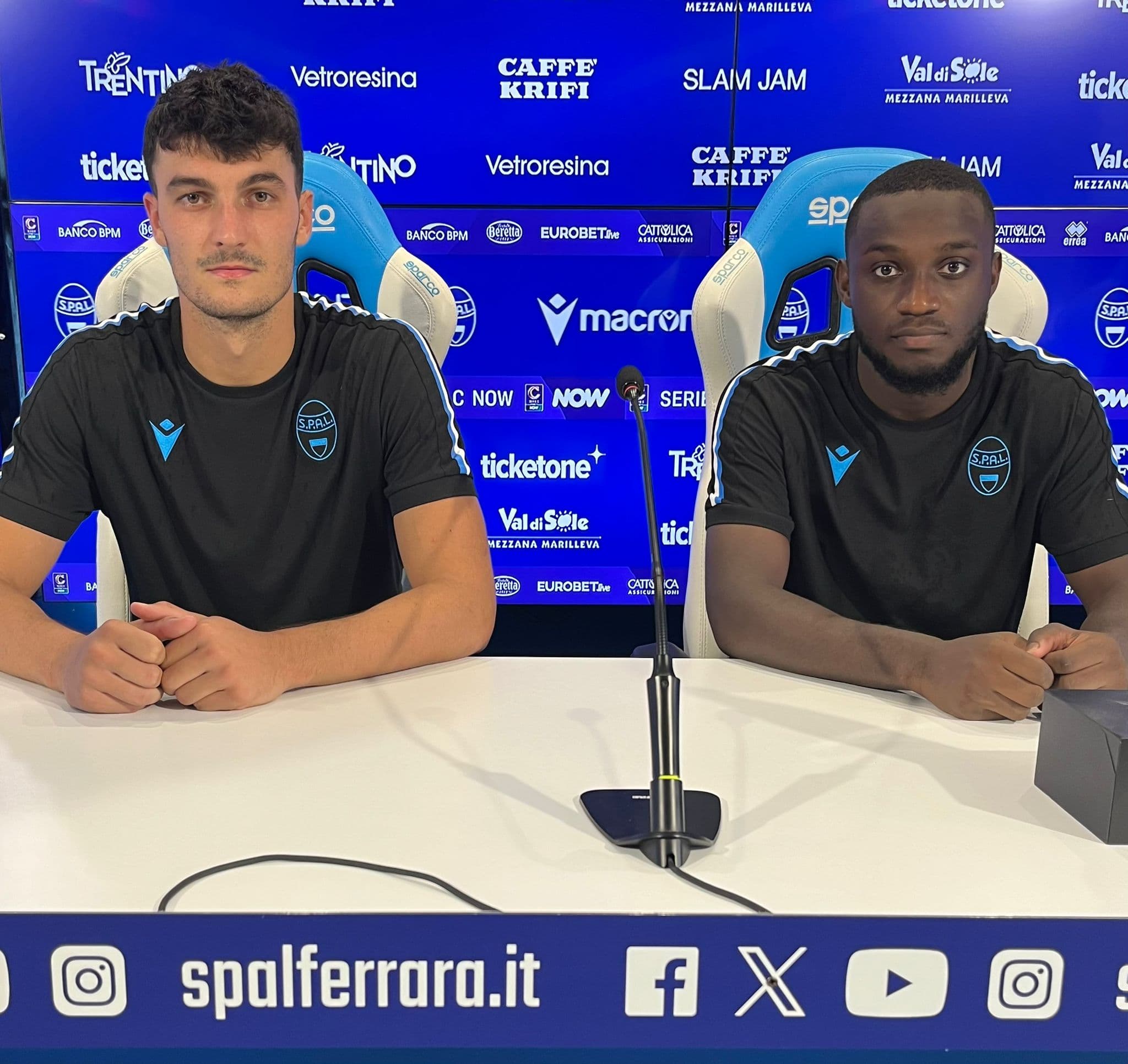 La prime impressioni in conferenza stampa di Ntenda e Sottini