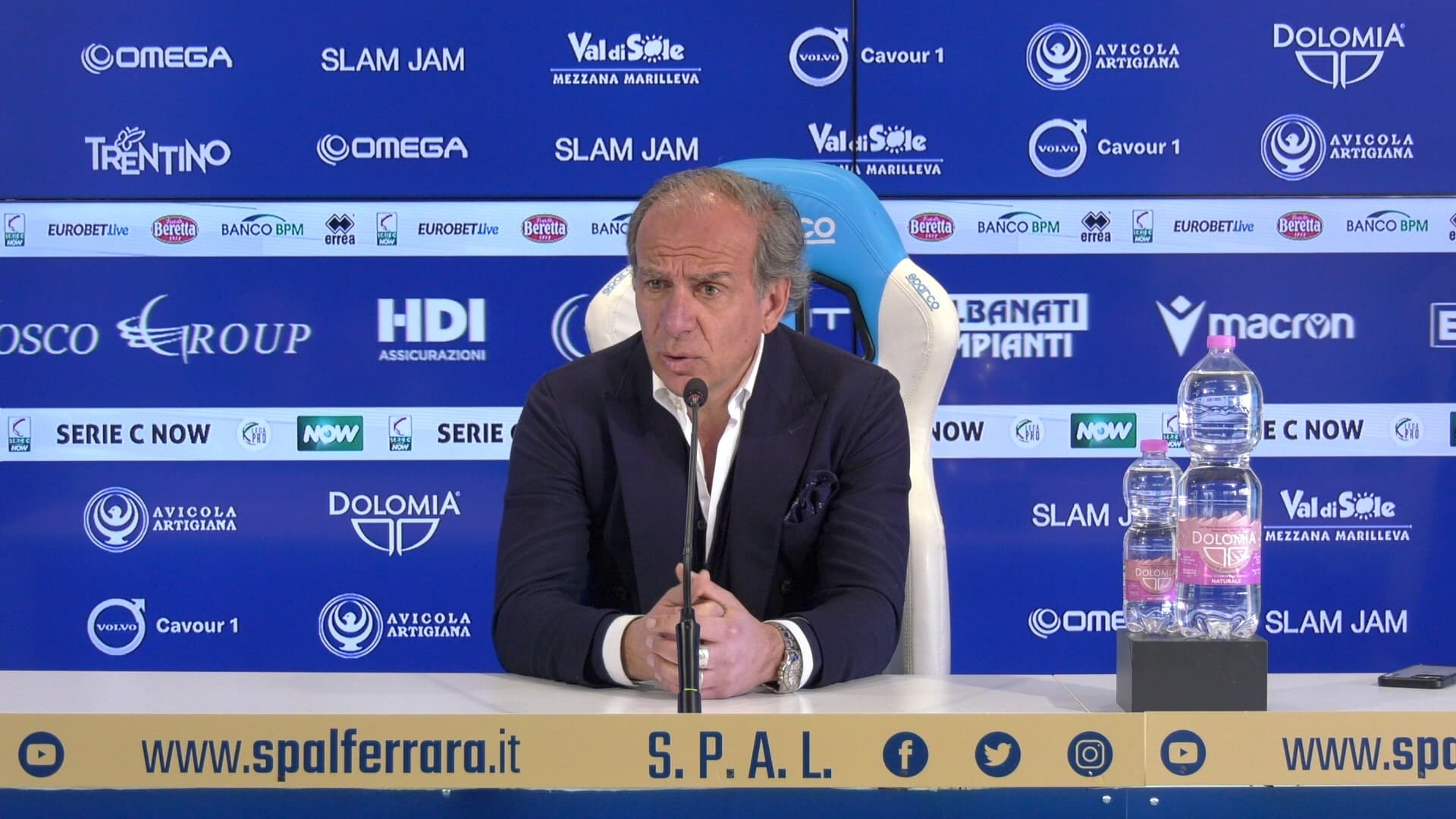 The post market conference of technical director Filippo Fusco