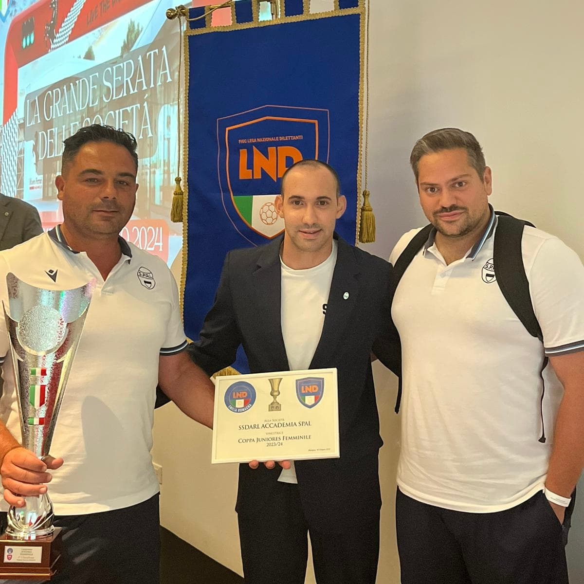 U19 and U15 women's teams honored by FIGC and LND for their achievements in the 2023/2024 season