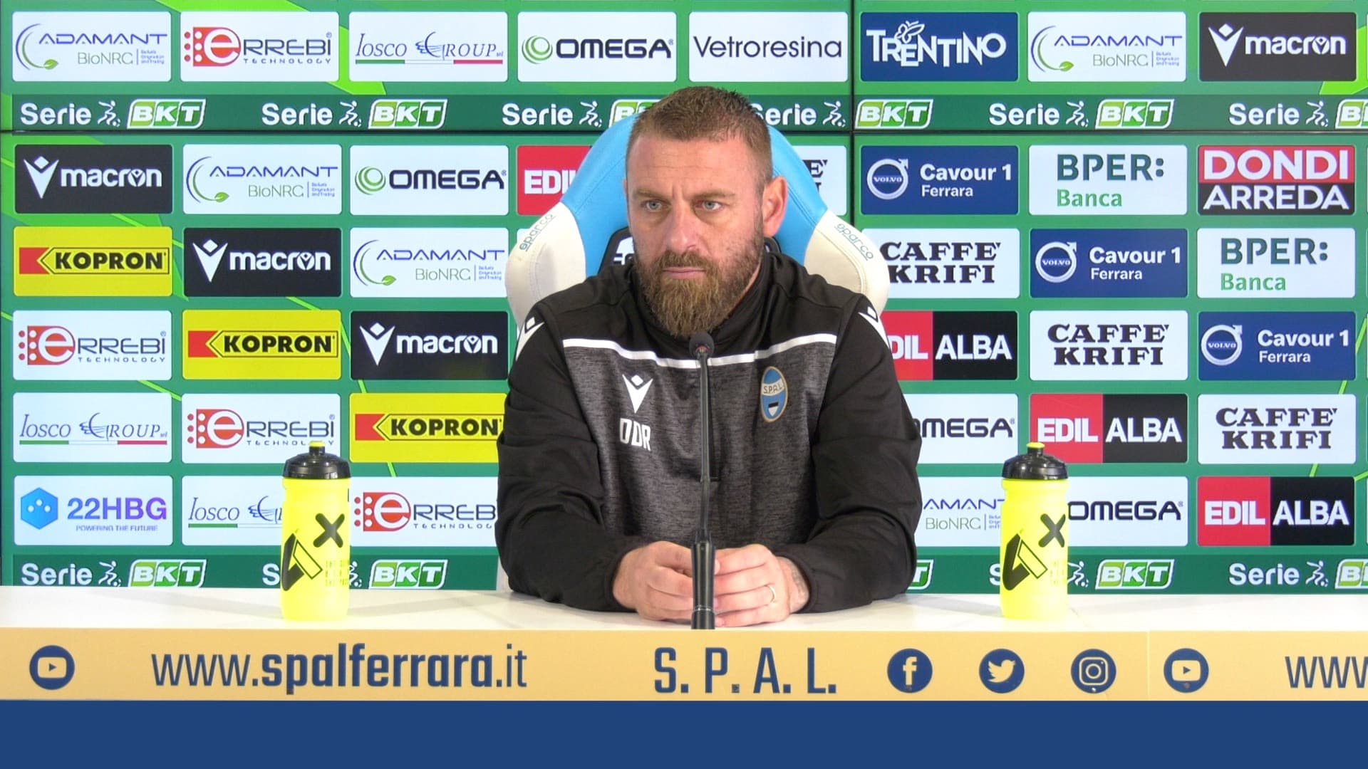 Brescia - SPAL, coach De Rossi's pre-match conference