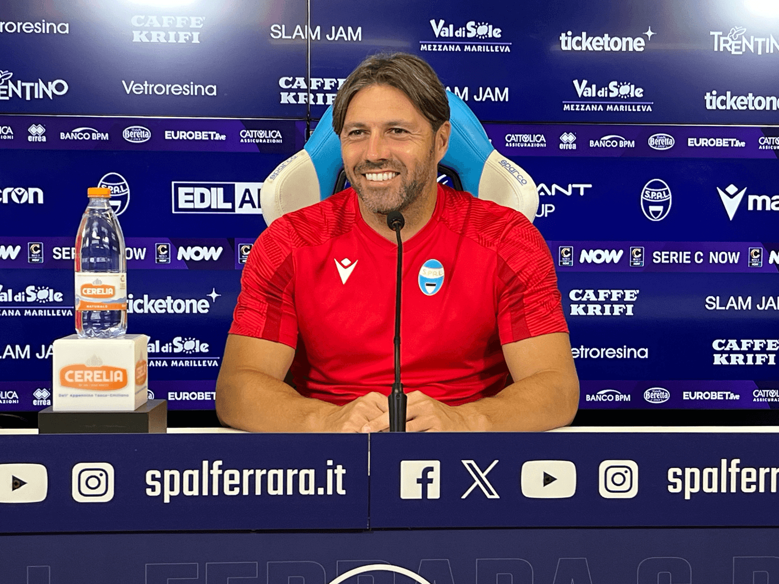 Le parole di mister Dossena prima SPAL-Carpi