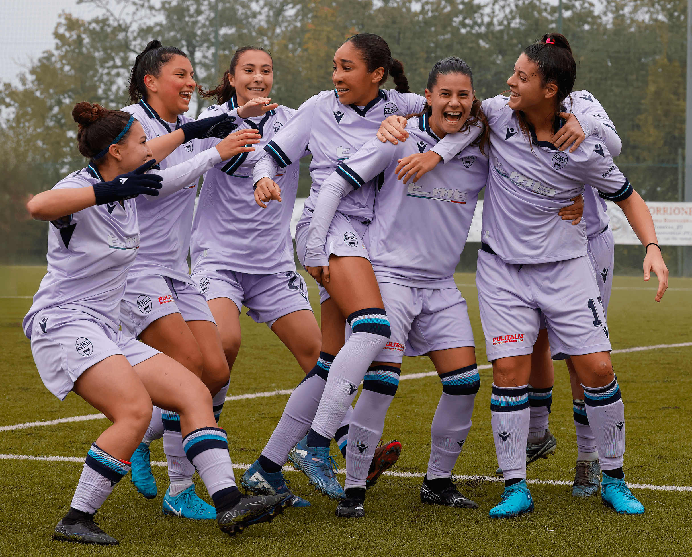 Tris dell'Accademia SPAL Femminile al Riccione