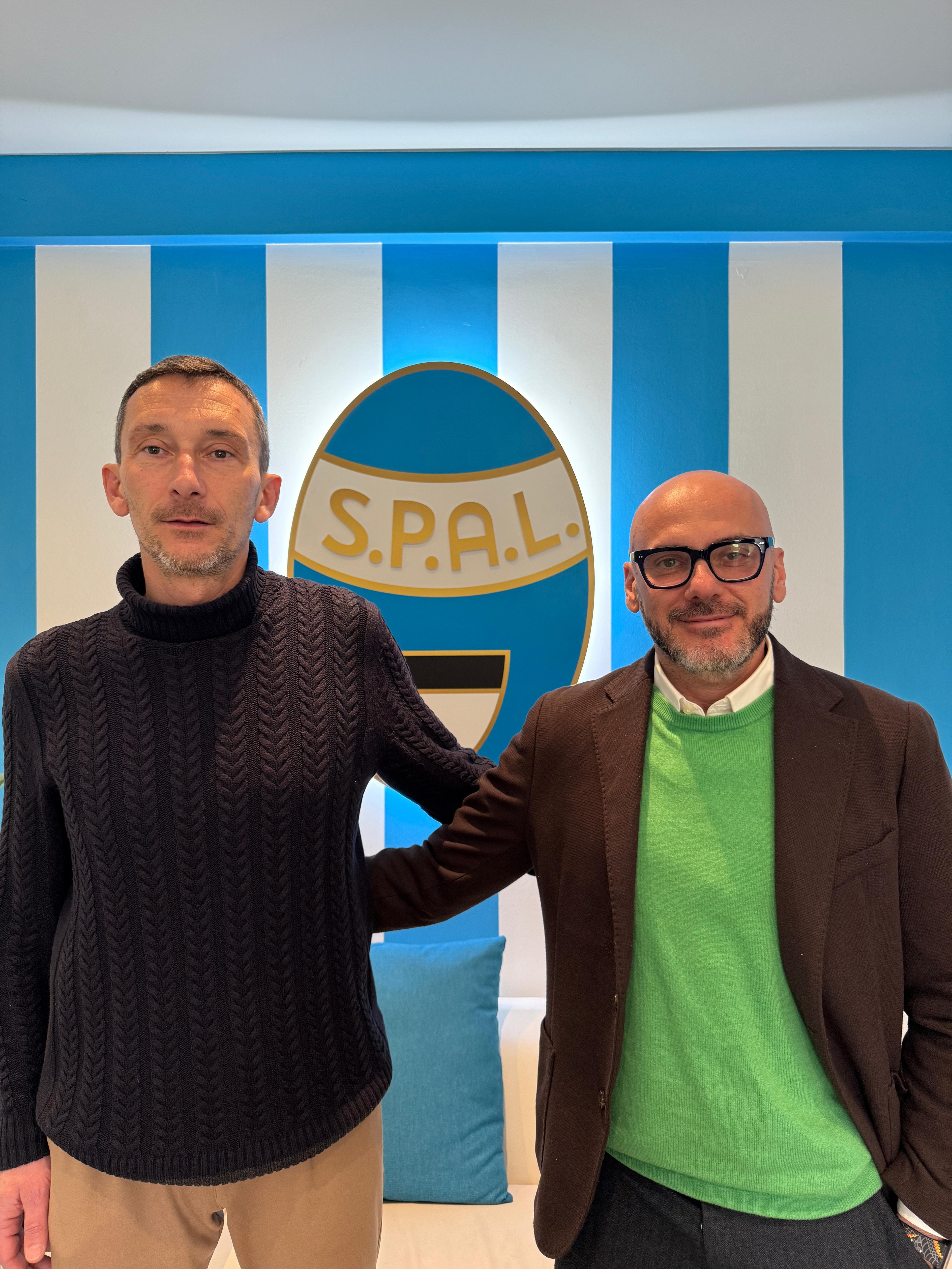 Pierluigi Rosa in visita al settore giovanile SPAL