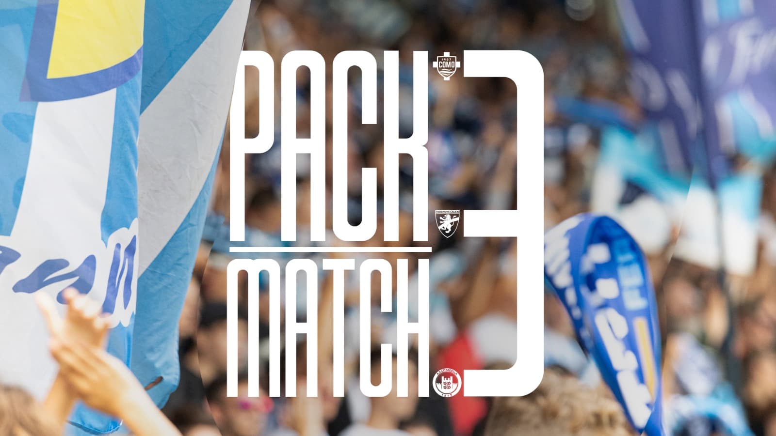 Pack 3 Match, promotion for the next three games at "Mazza"