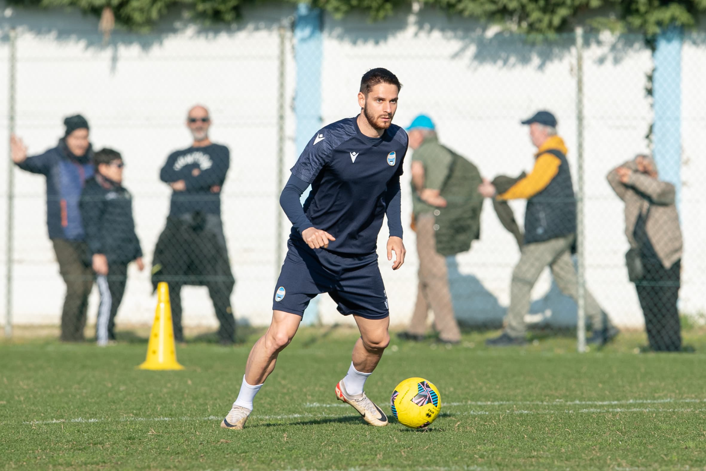 The biancazzurri's training schedule from the 7th to the 10th of May