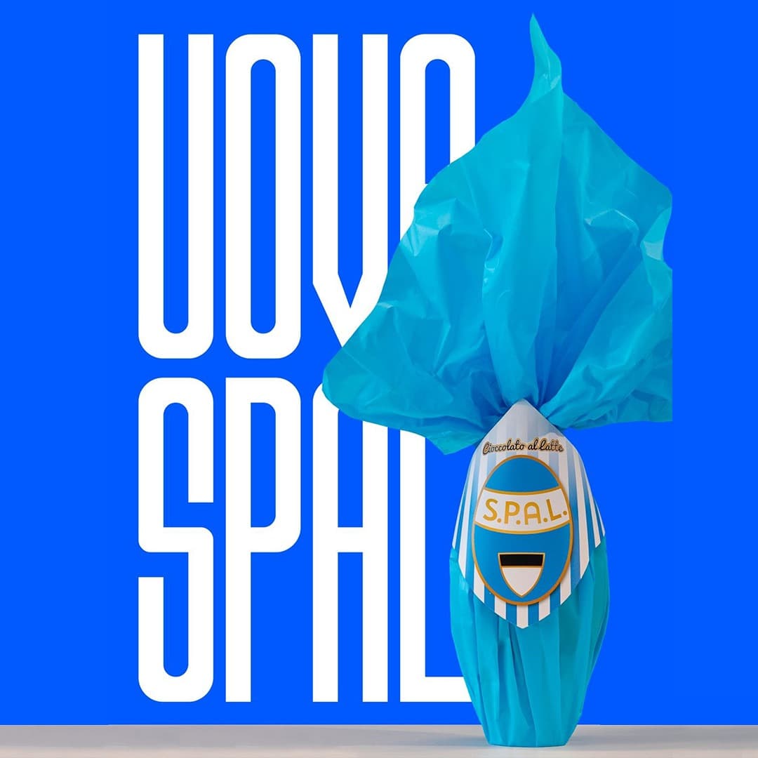 Disponibili in tutti gli store biancazzurri le Uova di Pasqua SPAL