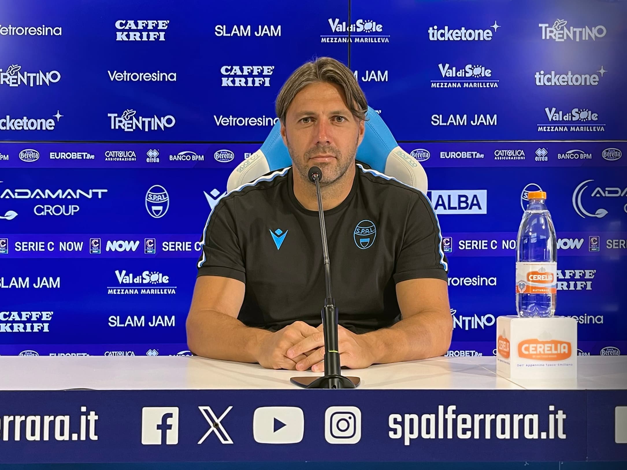 Le parole di mister Dossena alla vigilia di Sestri levante-SPAL