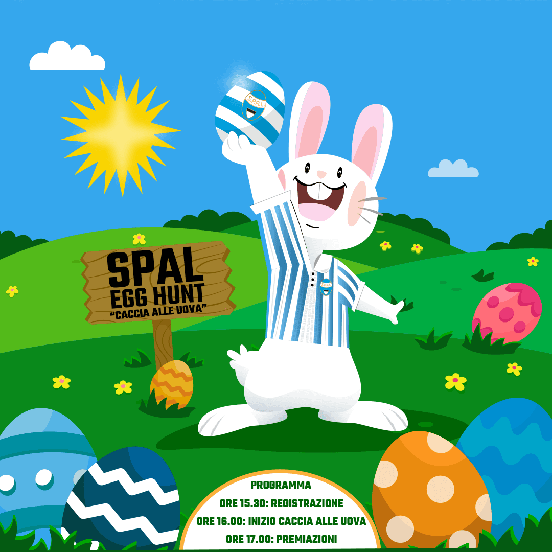 SPAL Egg Hunt, domenica 17 marzo al via la seconda edizione al Parco Massari