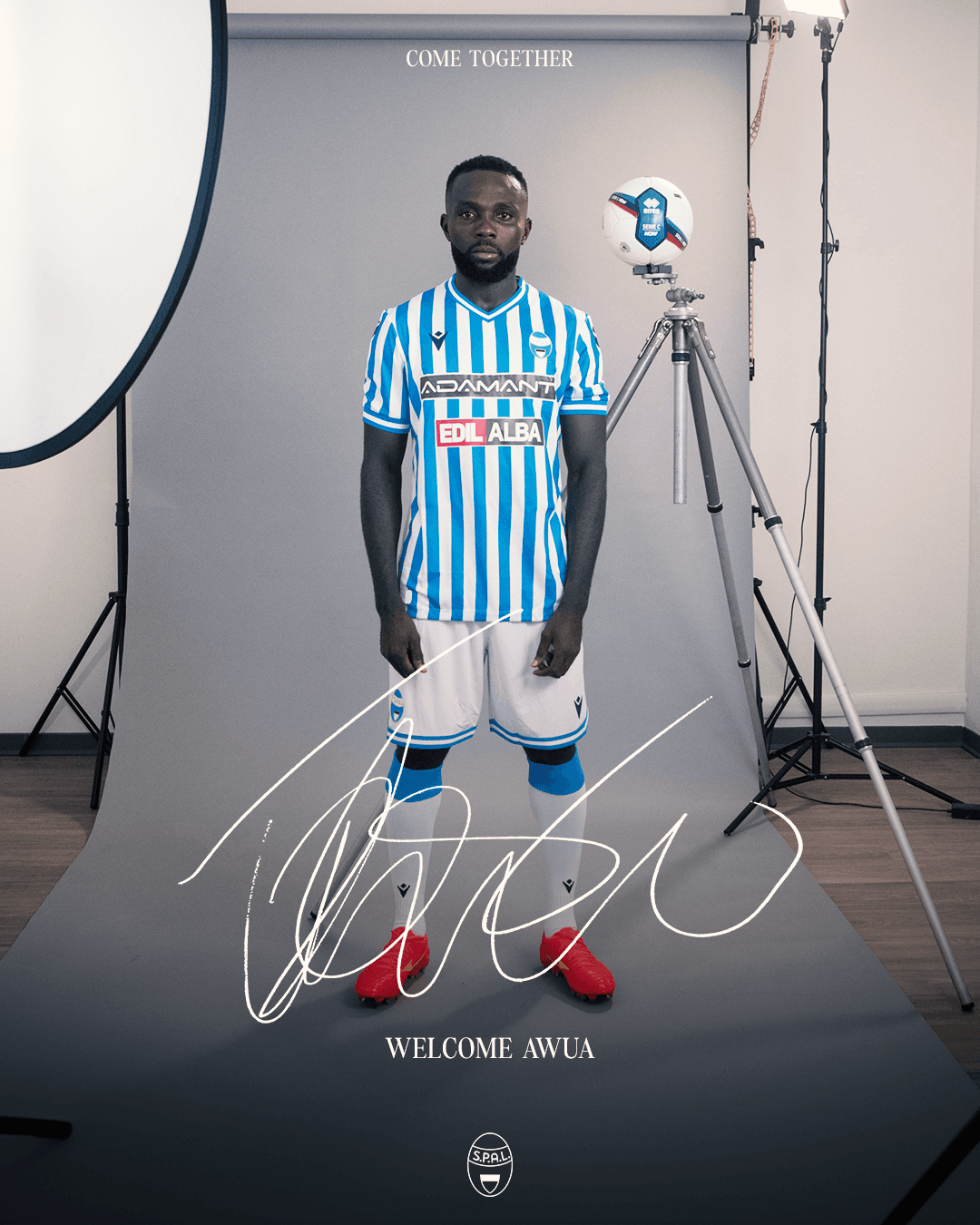 Theophilus Awua è biancazzurro!