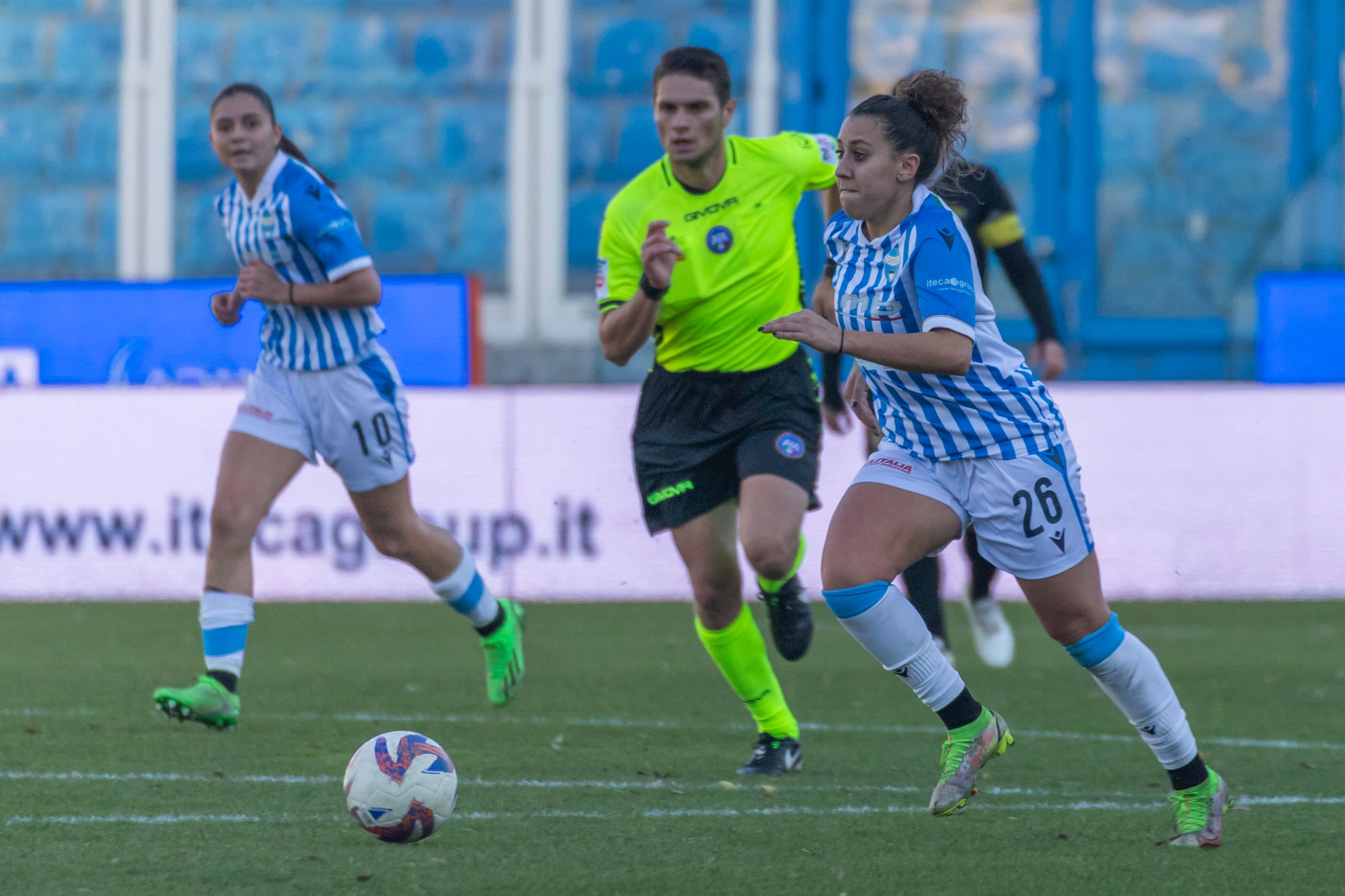 Accademia SPAL Femminile sconfitta di misura sul campo del Chieti