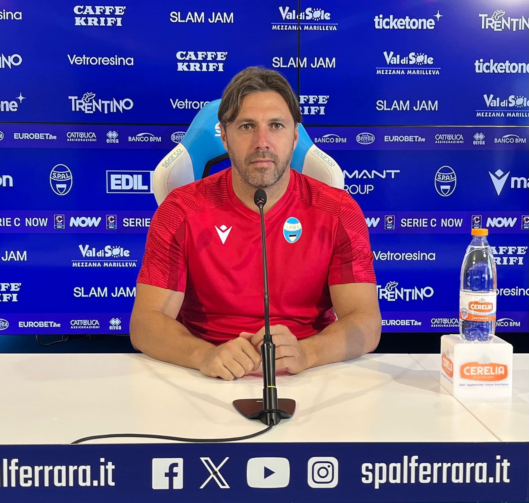 Campobasso-SPAL: le parole di Mister Dossena in conferenza stampa