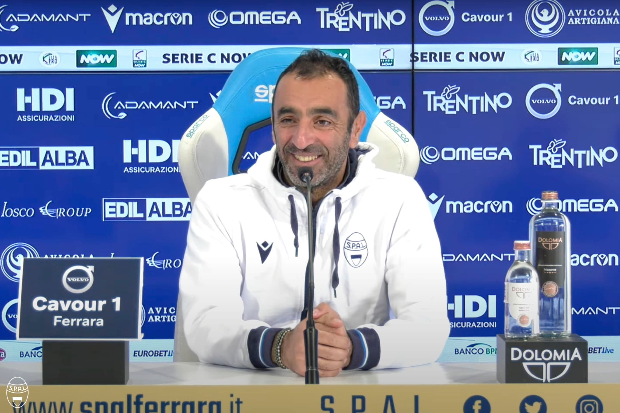 Vis Pesaro - SPAL, la conferenza prepartita di mister Colucci