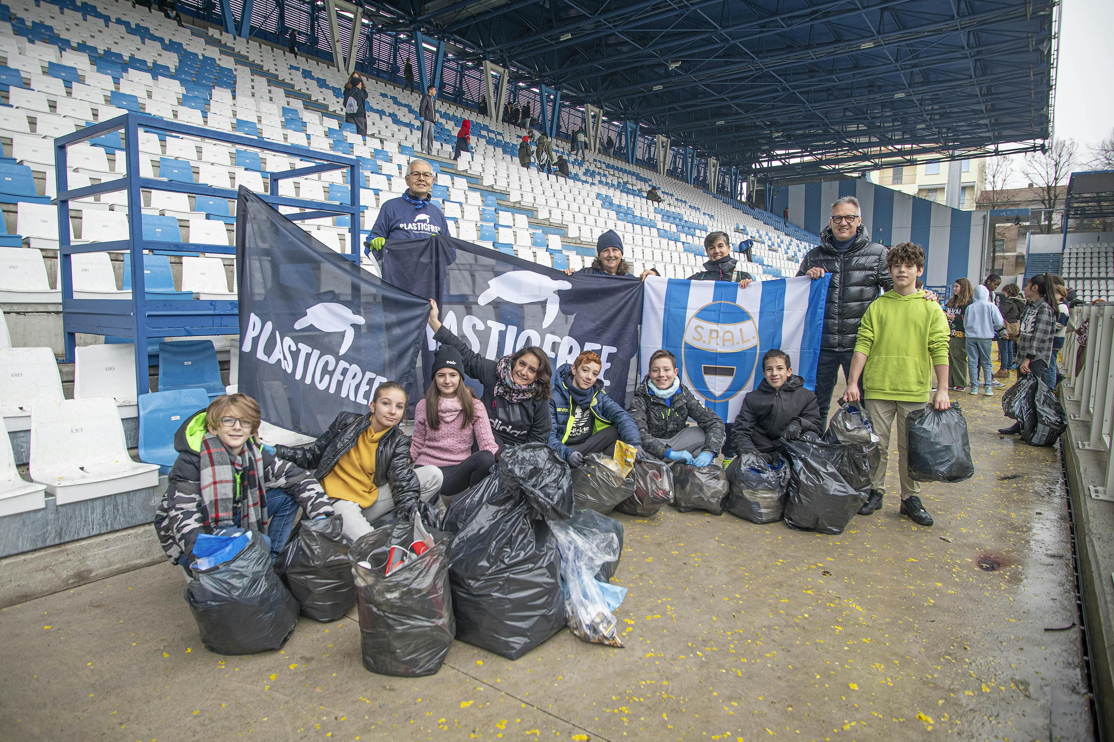 SPAL, scuola media Tasso e Plastic Free insieme al "Mazza" per l'ambiente