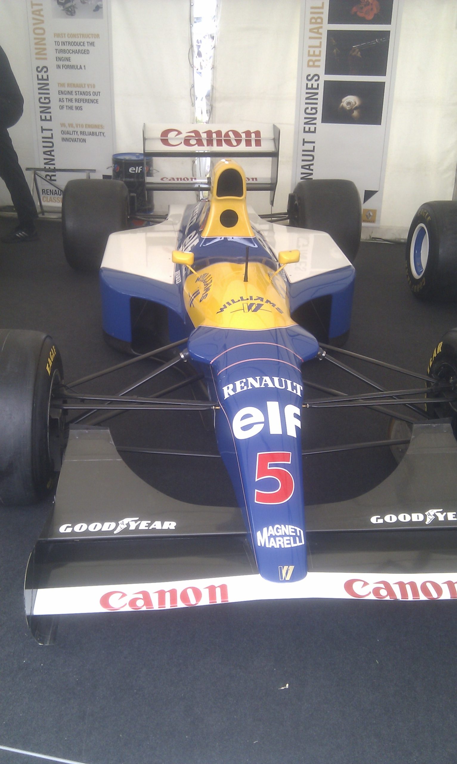 Monoposto di Formula 1 in pista