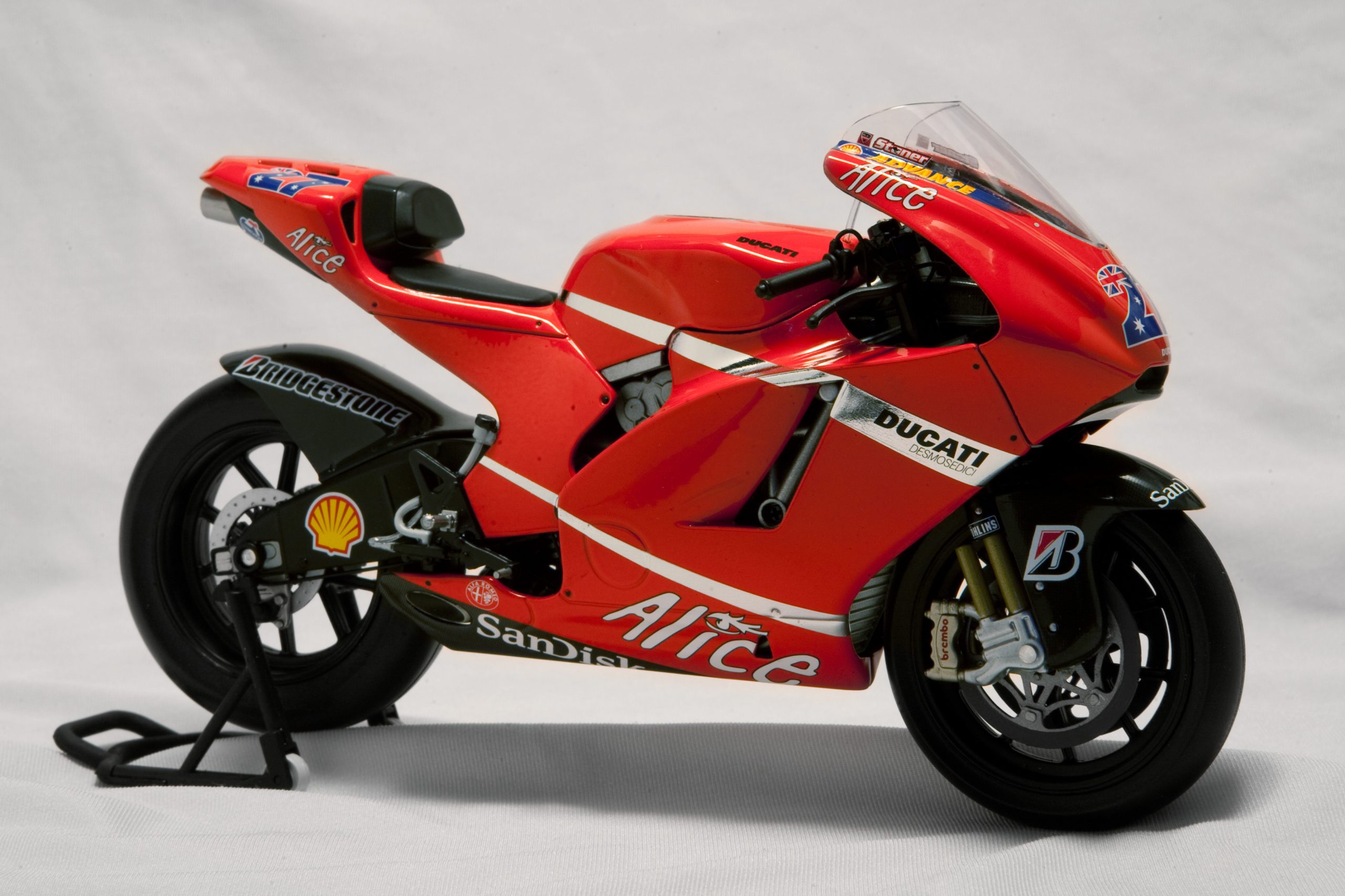 Moto Ducati in pista