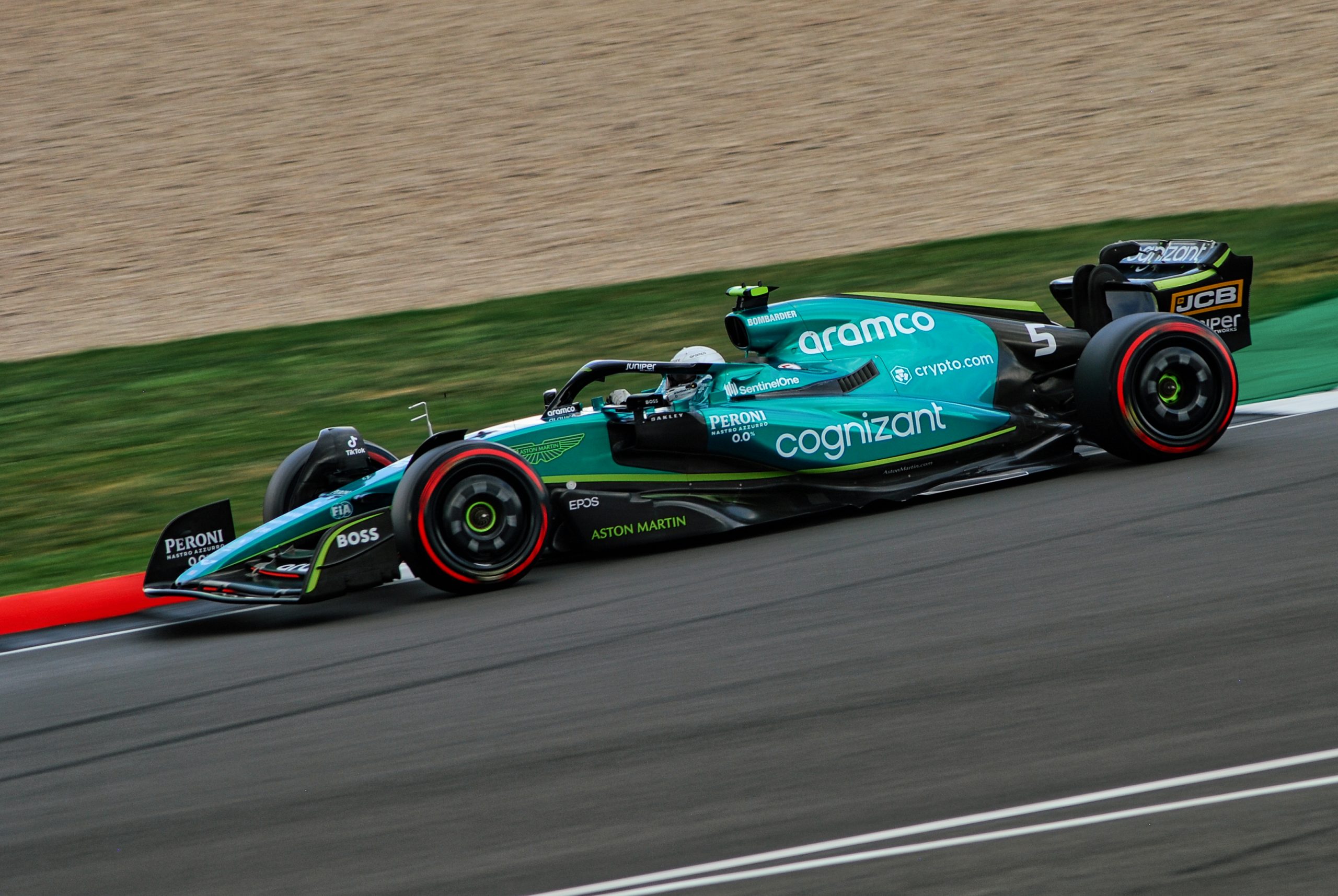 Monoposto di Formula 1 in pista