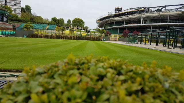 Campo da tennis su erba