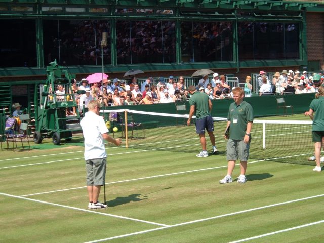 Campo da tennis su erba a Wimbledon