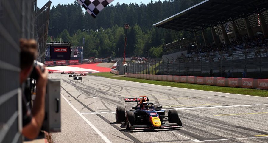 Monoposto Campos Racing nella Sprint Race di Formula 3 a Spielberg