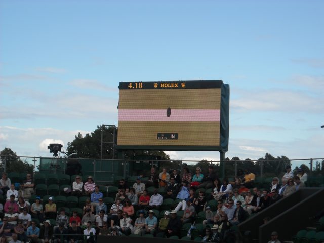 Sistema Hawk-Eye installato a Wimbledon per il controllo elettronico delle linee