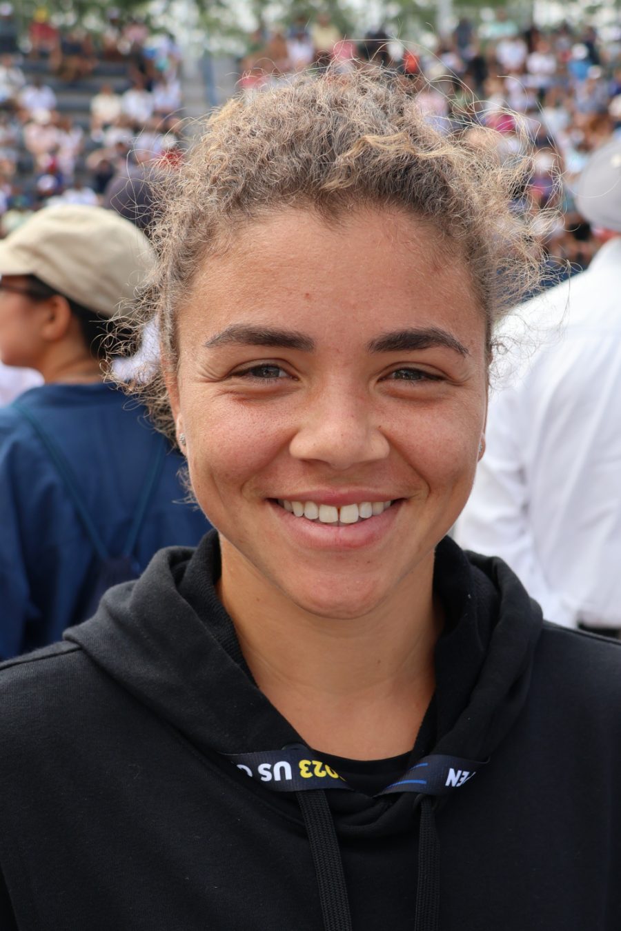 Jasmine Paolini in campo nel circuito WTA