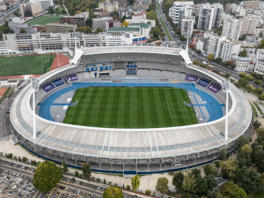 Lo Stade Charlety di Parigi, sede del Meeting de Paris