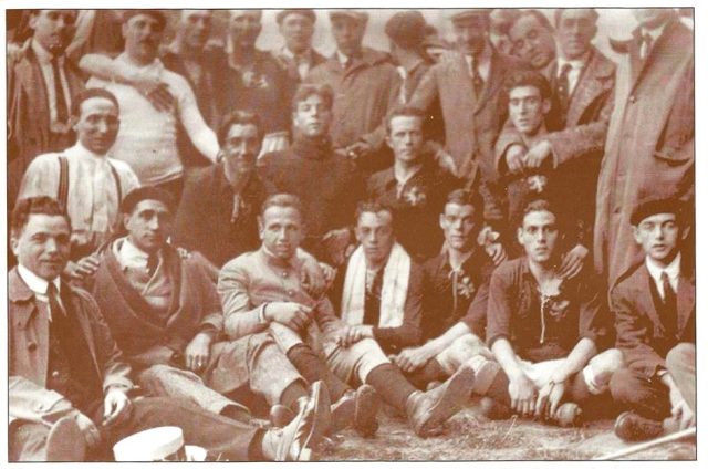 Calciatori della Spagna durante una partita