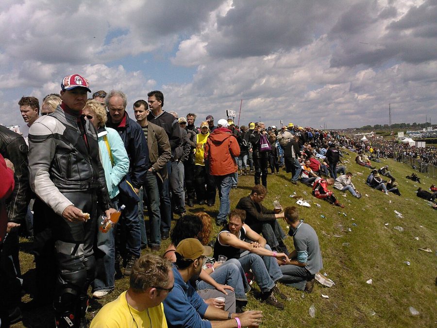 Il pubblico del TT Circuit Assen durante il Dutch TT