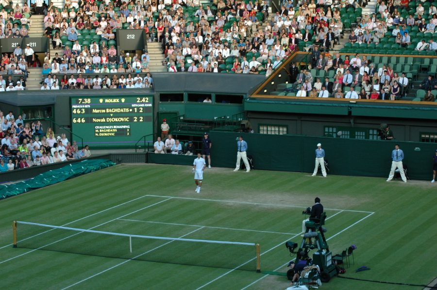 Il Centre Court di Wimbledon, sede centrale del torneo londinese