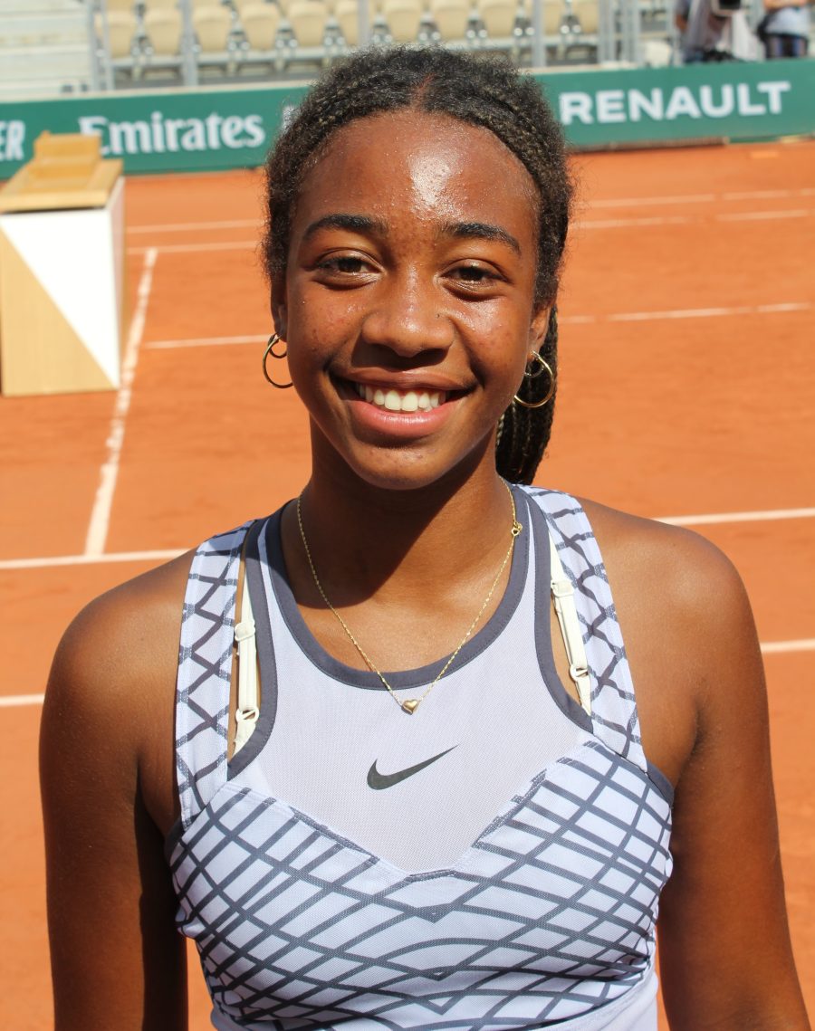 Ritratto di Tyra Caterina Grant al Roland Garros 2023