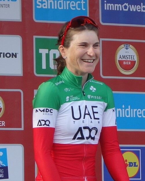 Elisa Longo Borghini alla partenza dell Amstel Gold Race 2025