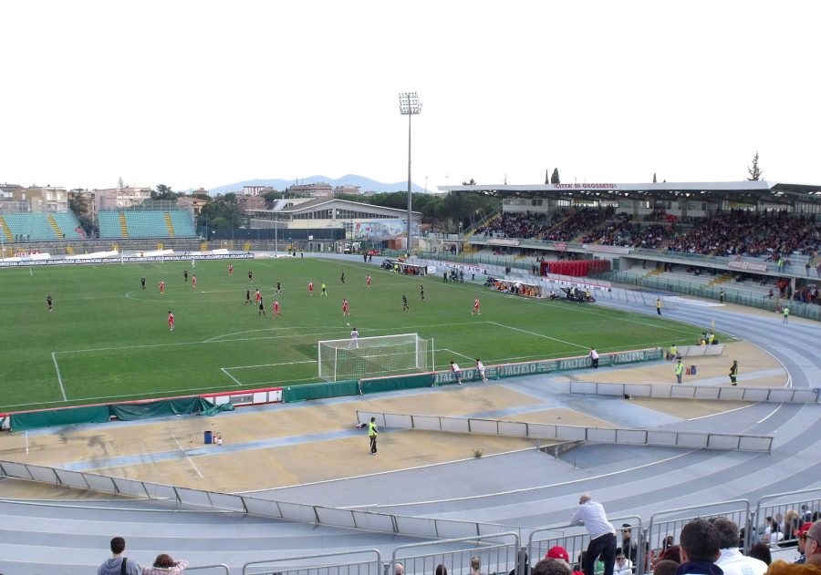 Lo stadio Carlo Zecchini di Grosseto, sede degli Assoluti paralimpici