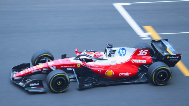 Charles Leclerc sulla Ferrari in Formula 1