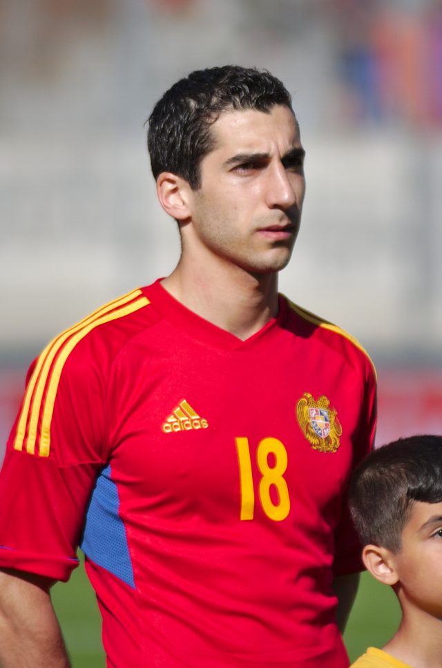 Henrikh Mkhitaryan con la nazionale armena