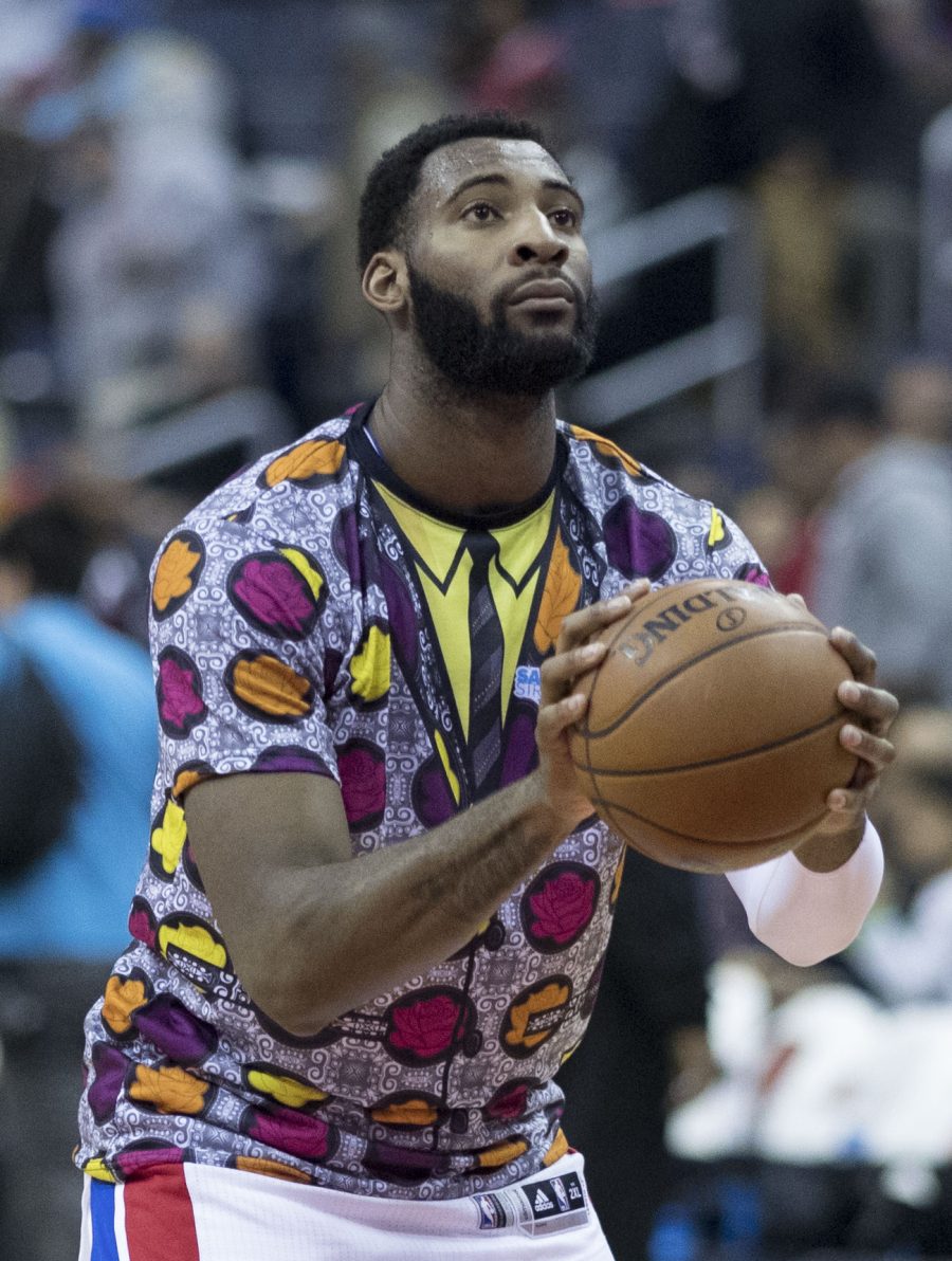 Andre Drummond in azione in una partita NBA