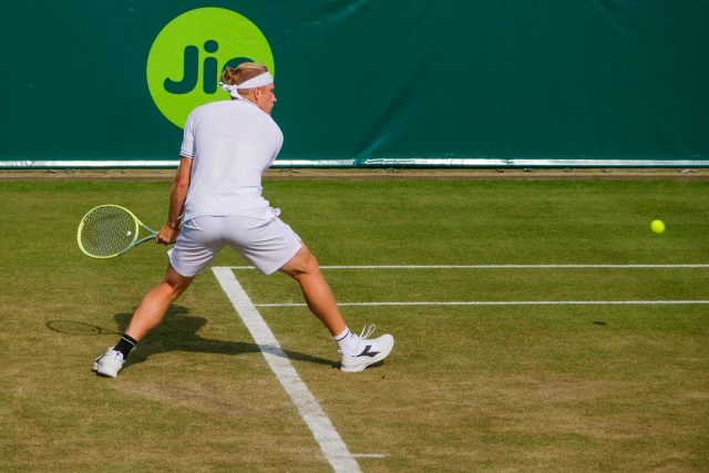Alejandro Davidovich Fokina durante un match di tennis