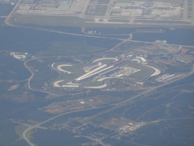 Veduta aerea del Petronas Sepang International Circuit in Malesia