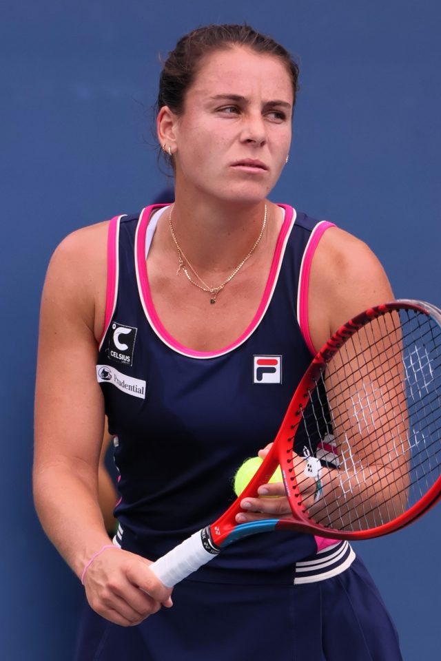 Emma Navarro in campo agli US Open 2023