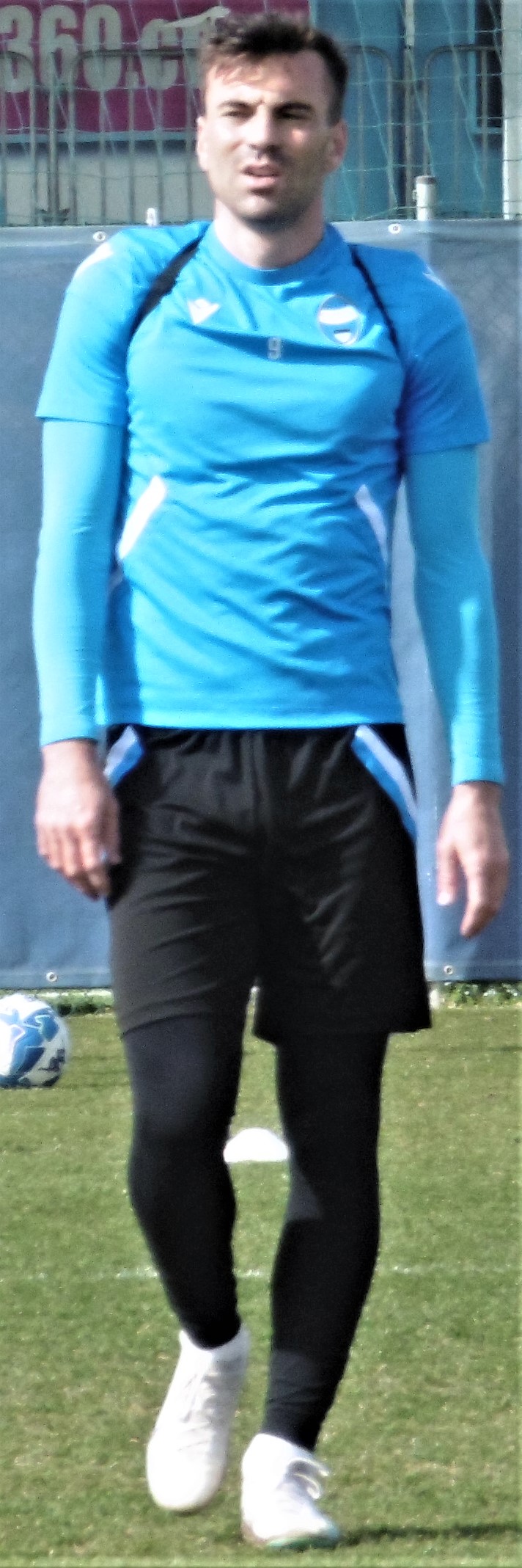 Gabriele Moncini con la maglia della SPAL