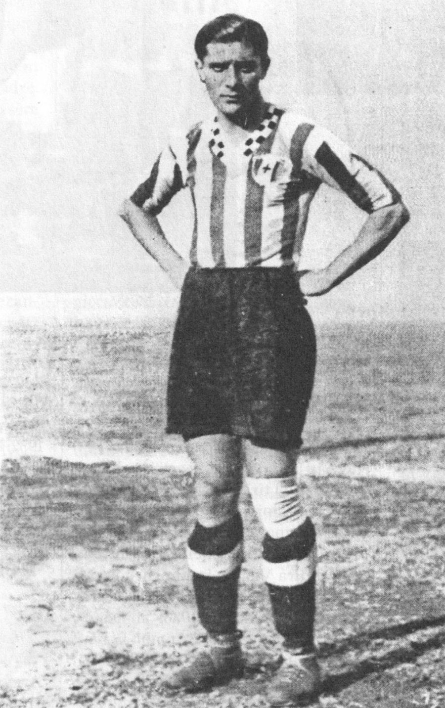 Giuseppe Meazza con la maglia dell Ambrosiana nella stagione 1930-31