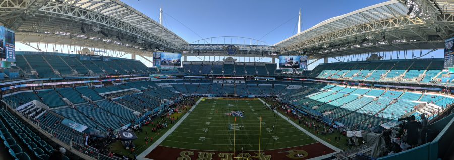 Vista panoramica dell Hard Rock Stadium, una delle sedi del Mondiale 2026