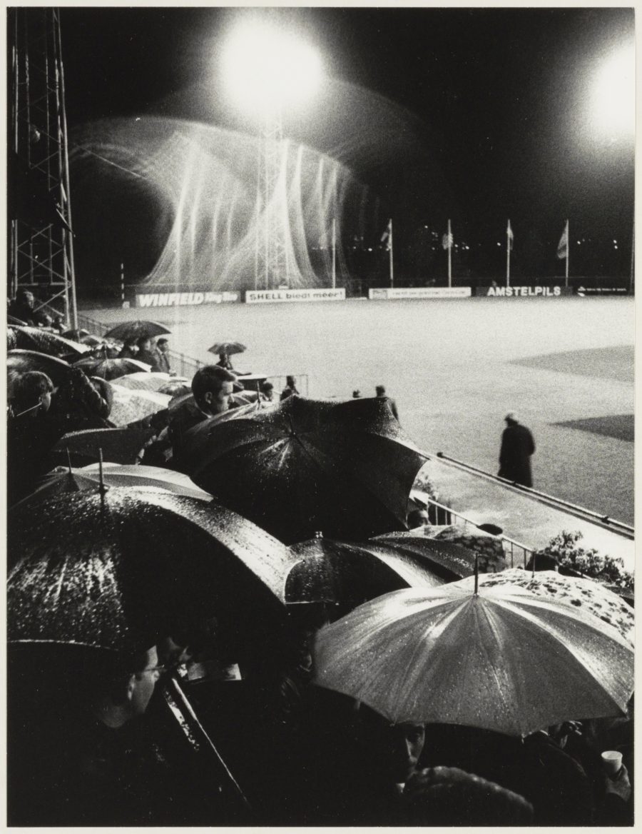Il Pim Mulier Stadium di Haarlem durante una partita di baseball