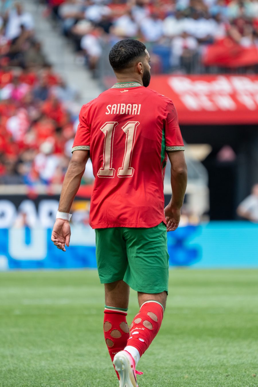 Ismael Saibari con la maglia del Marocco