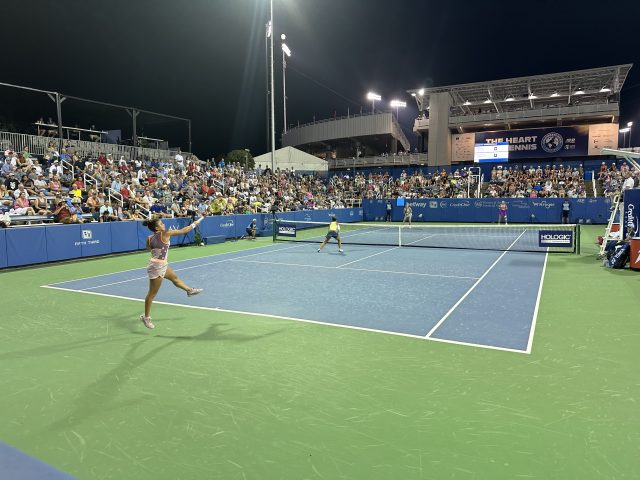 Jasmine Paolini durante il Cincinnati Open 2024