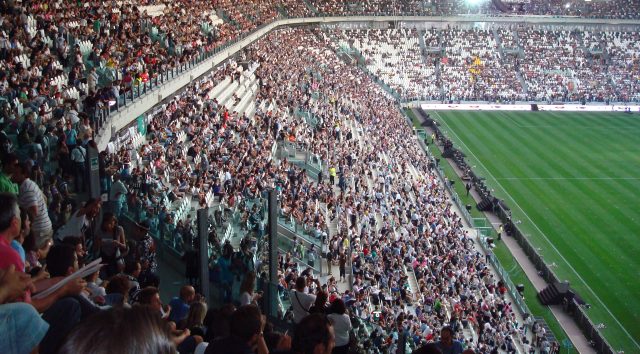 La tribuna est dello Juventus Stadium