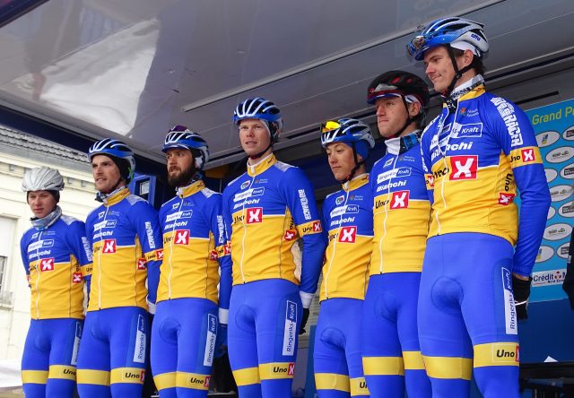 Torstein Traeen in gruppo al Grand Prix de Lillers 2016