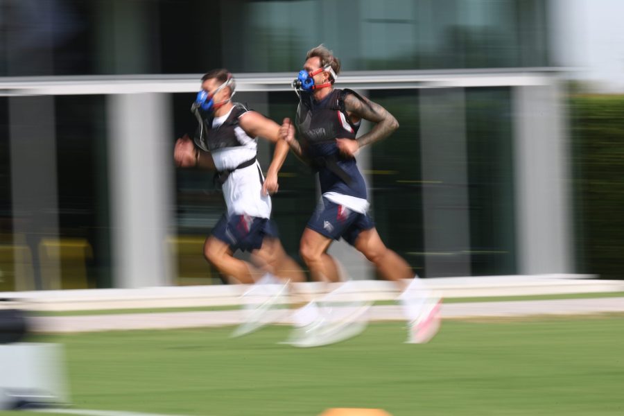 Allenamento del Bologna a Casteldebole nella ripresa estiva 2026