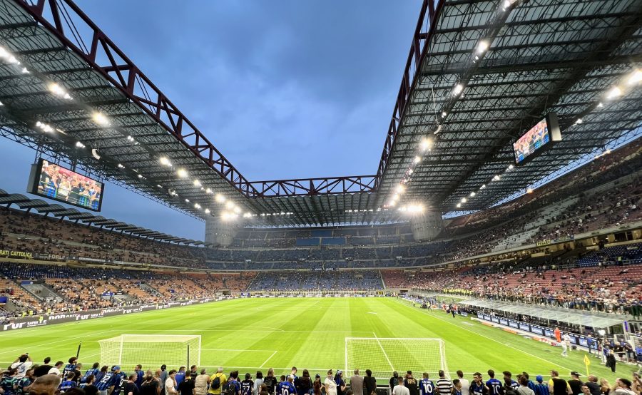 Lo stadio Giuseppe Meazza di Milano, casa dell'Inter