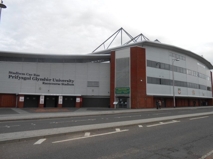 Veduta del Racecourse Ground di Wrexham, sede dell Europeo Under 19