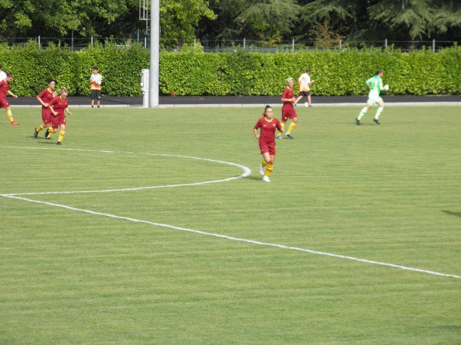 Annamaria Serturini in azione con la Roma nel 2018